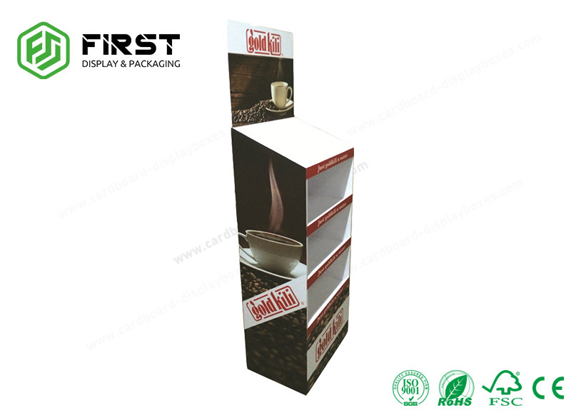 Customized Pop Up Retail Paper Corrugated Floor Supermarket Cardboard Display