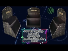 Impressão Personalizada Exibição de Balcão POP Papel Papelão Exibição de Balcão PDQ