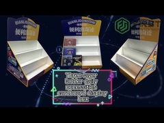 Cartão reciclável PDQ Logo Retail Cardboard Counter Display personalizado exposição