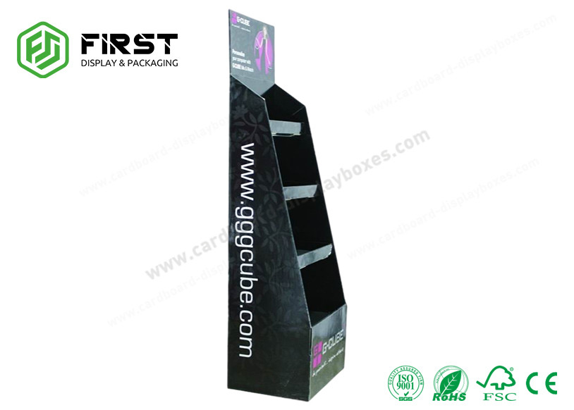 Customized Cardboard Box Displays Shelf Pop Up Corrugated Floor Display